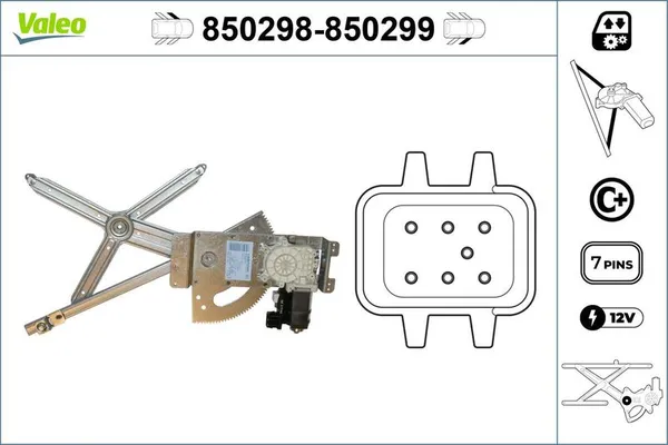 Cam Krikosu Ön Sol VALEO 850298