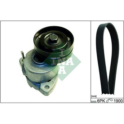 Vantilatör Kayış Seti  Daewoo Evanda (2003->)  INA 529 0091 10