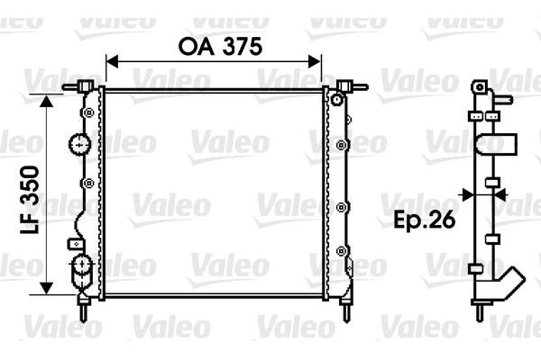 Su Radyatörü  Hyundai i20 (BC3)(08.2020->)  VALEO 732338