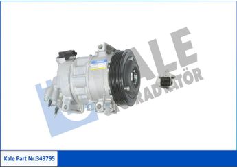 Klima Kompresörü  KALE 349795  6453WF 9659875480 9811575580 6453-WF 9676443980 9676862380 9822101380