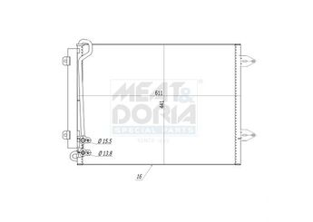 Klima Radyatörü  MGA 82149  3C0820411G 3C0820411C 3C0820411E
