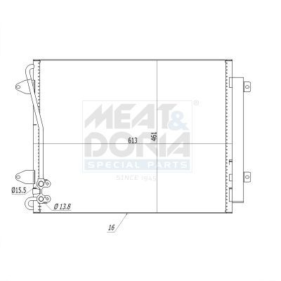 Klima Radyatörü  MGA 82297