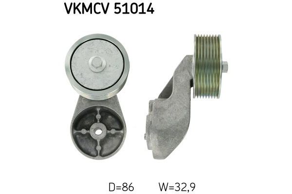 Vantilatör Kayış Gergi Rulmanı  SKF VKMCV 51014