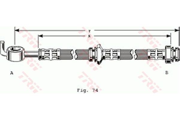 Fren Hortumu Ön Sağ veya Sol OSSCA 0854