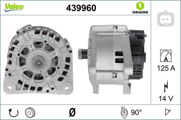Alternatör  VALEO 439960