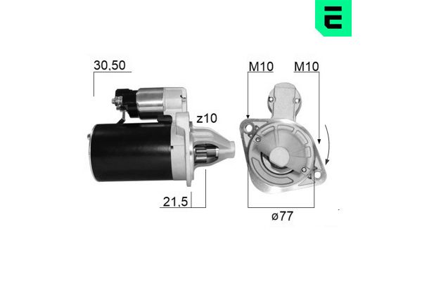 Marş Dinamosu  Kia Rio Sedan (QB)(2011->)  ERA 220745A