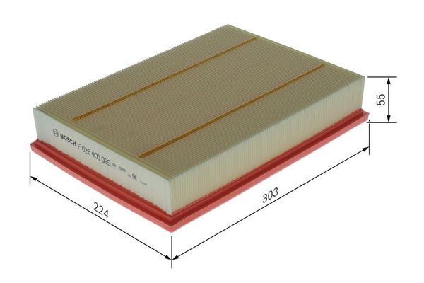 Hava Filtresi  Land Rover Discovery (08.2004->)  BOSCH F 026 400 099