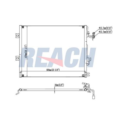 Klima Radyatörü  VEKA 43-2809