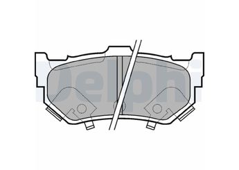 Fren Disk Balata Arka DELPHI LP404  43022SA5506 43022-SA5-506 43022SF1S00 43022-SF1-S00 5580064810 55800-64810 5580064820 55800-64820 5580064B20 55800-64B20 5586064B00 55860-64B00 5587064B00 55870-64B00 5520061820 55200-61820 5580064820000 55800-64820-000 5580064830 55800-64830 5580064821 5586064B10 55860-64B10 5586064B11 55860-64B11