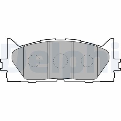 Fren Disk Balata Ön Toyota Camry (XV40)(2007->)  DELPHI LP2169