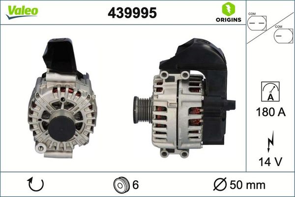 Alternatör  BMW 7 Serisi (G11/G12)(10.2015->)  VALEO 439995