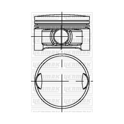 Piston (83.01MM-STD)  YENMAK 31-04330-050