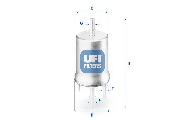 Yakıt Filtresi  Audi A2 (8Z)(06.2000->)  MAGNETI MARELLI 359002330130