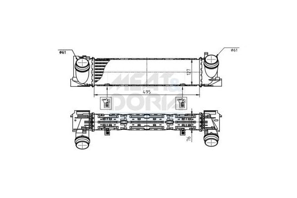 Turbo Radyatörü  BMW 3 Serisi Sedan (F30)(2011->)  MGA 80936