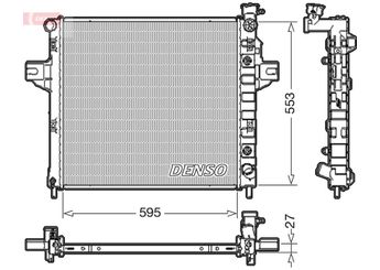 Su Radyatörü  DENSO DRM06032  DRM06032 52079425AE