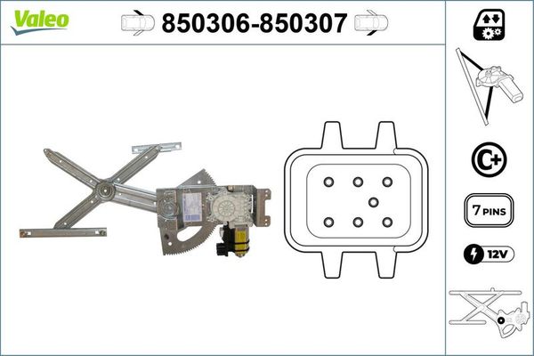 Cam Krikosu Ön Sol VALEO 850306