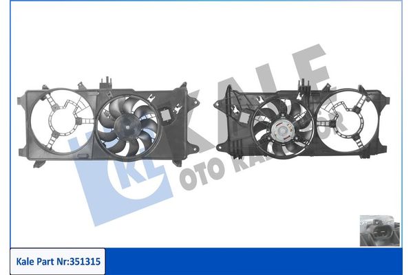 Radyatör Fan ve Motoru  FIAT ORJINAL 51755589