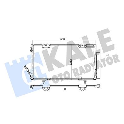 Klima Radyatörü  KALE 345580