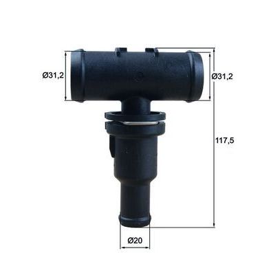Termostat 75 °C  MAHLE TH 53 75