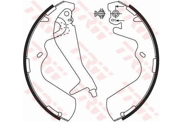 Fren Pabuçlu Balata Arka Hyundai H-1 (->2008)  MAHER 00243