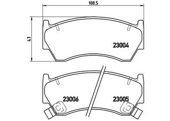 Fren Disk Balata Ön BREMBO P 56 033  D10601N090 1N043328Z 1N053328Z 1N063328Z 1N093328Z 1N103328Z 1N163328Z 1N203328Z 4106001A00 410600M890 410600M891 410600M8S0NW 410600M990 410600M991 410601N025 410601N060 410601N090 410601N790 410601N890 410602N391 410602U090 410610M892 410801N026 AY040NS021 AY040NS039 AY040NS060 AY040NS094 AY040NS815 AY040NS816 AY040NS817 AY040NS838 D10600M892 D106025Y90 D106M3N390