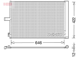 Klima Radyatörü  DENSO DCN17027  A0995001554 995000354 0995000354