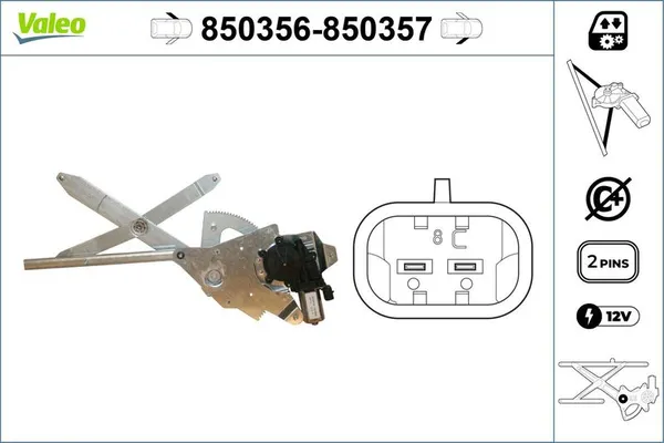 Cam Krikosu Ön Sol VALEO 850356