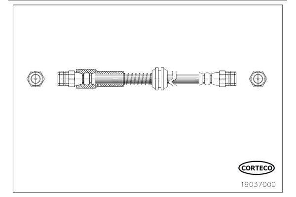 Fren Hortumu Arka Sağ veya Sol ASPART 3HOS1590