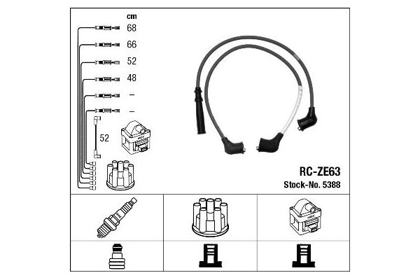 Buji Kablosu  NGK 5388