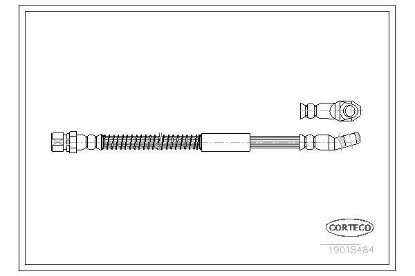 Fren Hortumu Ön Sağ veya Sol MGA 51493