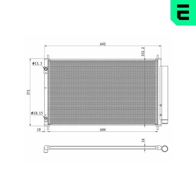 Klima Radyatörü  Toyota Yaris (XP13)(2017->)  ERA 667399