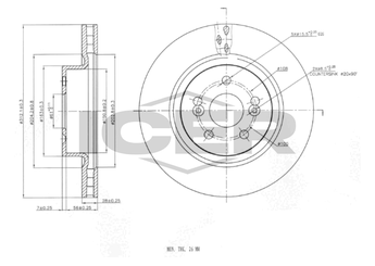 Fren Disk Ayna Ön Sağ ve Sol RENAULT ORJINAL 7701208843  7701208843 8200266743 7701208130