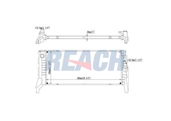 Su Radyatörü  VEKA 16-2004B  17118586324 17118586321 8586321 8586324