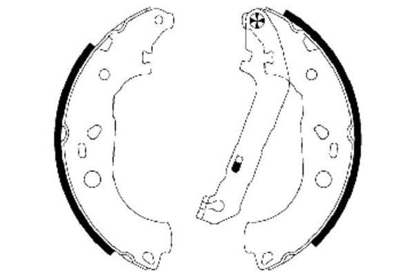 Fren Pabuçlu Balata Arka FOMOCO ME3M5J2200BC