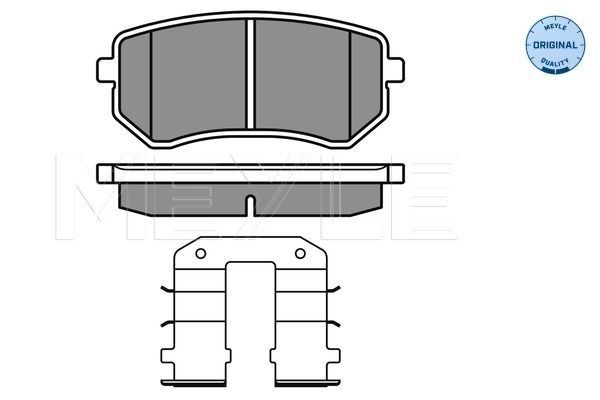 Fren Disk Balata Arka MANDO MPK30