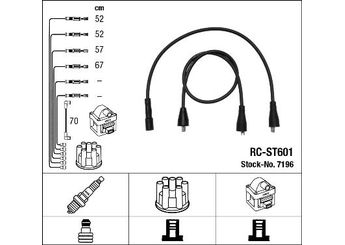 Buji Kablosu  NGK 7196  