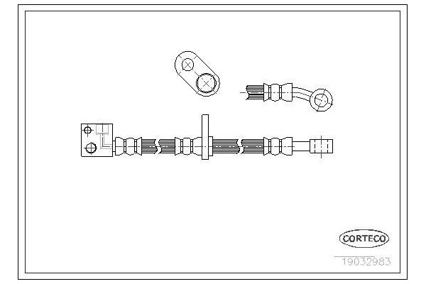 Fren Hortumu Ön Sol Honda Jazz (GD1/5)(01.2002->)  SWAPP 40470