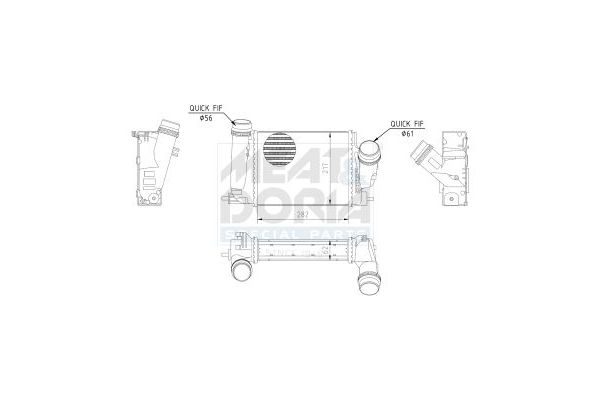 Turbo Radyatörü  Renault Megane IV HB (12.2015->)  OPTIMUM 144614EB1B