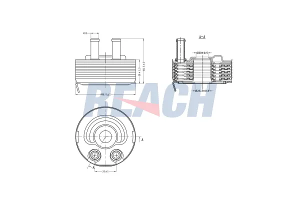 Motor Yağ Soğutucu  Nissan Navara NP300 Pickup (LCD22)(01.2008->)  MGA 63186