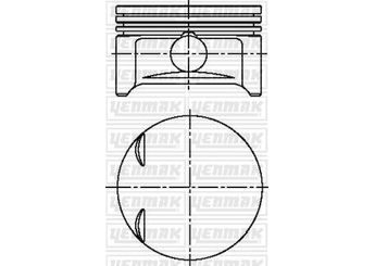 Piston (72.50MM-STD)  YENMAK 31-04213-000  8771668STD000G 24402783 244 027 83 24402789 244 027 89 24402788 24402790 5623074 5623075 5623161 90571685 90571686 90571687 9202717 9202719