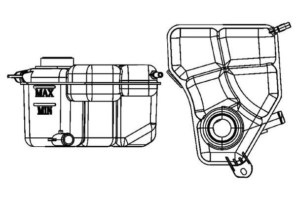 Radyatör Yedek Su Deposu  MAHLE CRT 133 000S