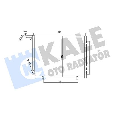Klima Radyatörü  KALE 357720