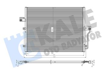 Klima Radyatörü  KALE 361360  6840009000 68400-09000 6840009001 6840009002 6940009001