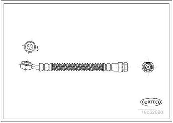Fren Hortumu Ön Sağ WALBURG WBH0577  5873234001