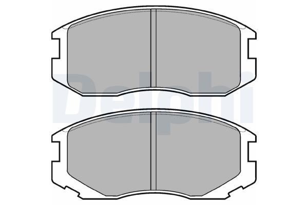 Fren Disk Balata Ön Mitsubishi Lancer Sedan (C60A/C70A)(1989->)  DELPHI LP1594