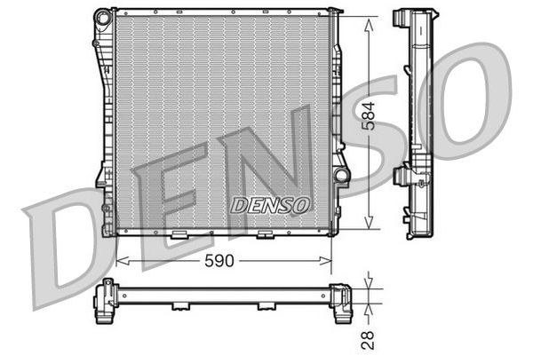 Su Radyatörü  DENSO DRM05116