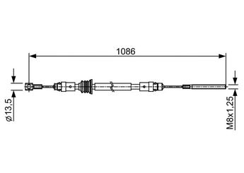 El Fren Teli Orta BOSCH 1 987 482 547  364028595R 36 40 285 95R