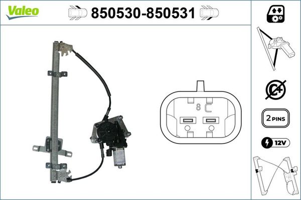 Cam Krikosu Ön Sol VALEO 850530