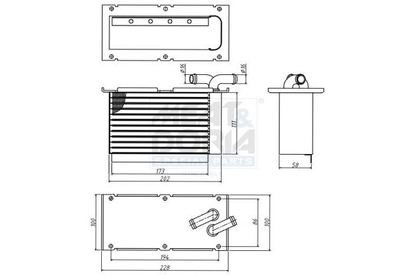 Turbo Radyatörü  MAHER 10786