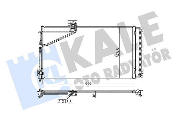 Klima Radyatörü  KALE 345525
